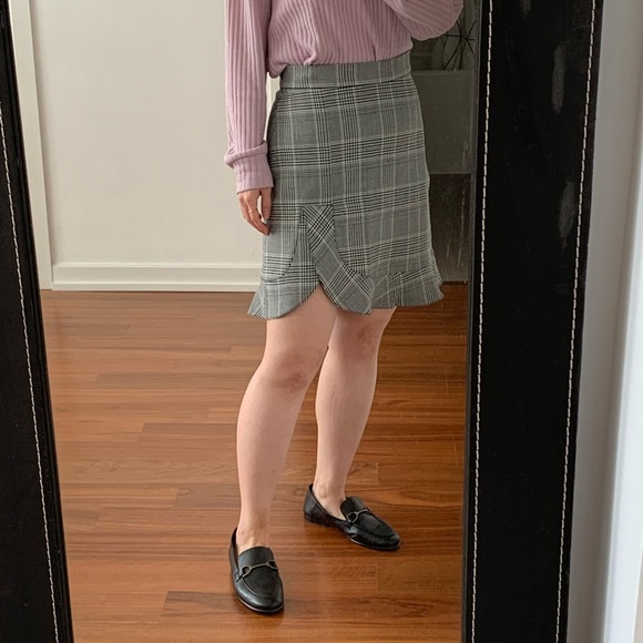 Zara checked skirt - Picture 1 of 5